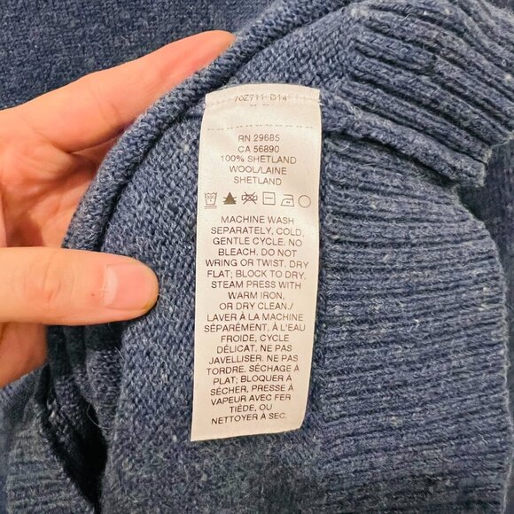 Vintage Pendelton 100% Wool Fisherman Sweater Size Large - Picture 16 of 16